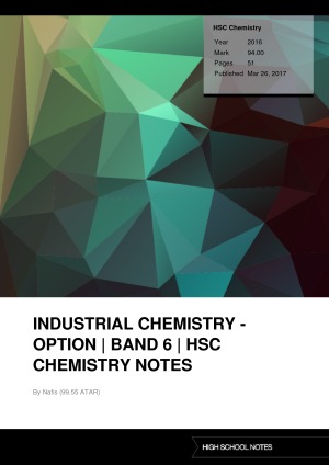 Best chemistry option hsc